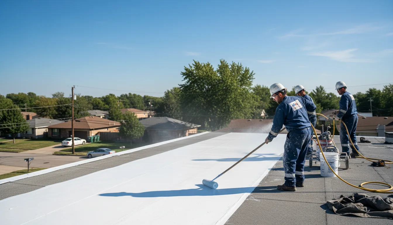 Commercial roof coating in Iberia, MO near me